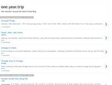 Tablet Screenshot of oneyeartrip.com
